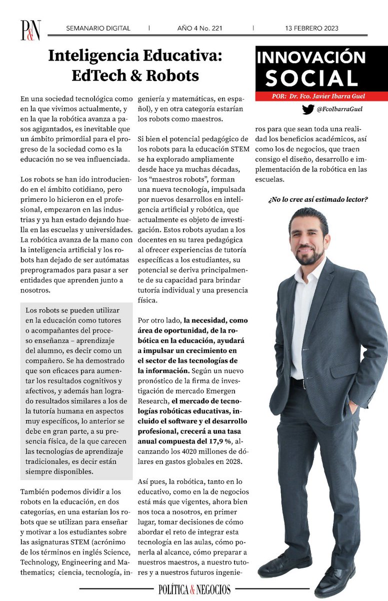Francisco Javier Ibarra Guel tweet media