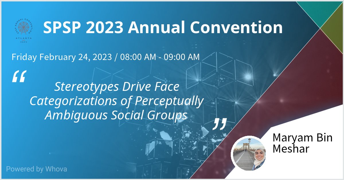 I am speaking at #SPSP2023 Annual Convention. Details of my talk: