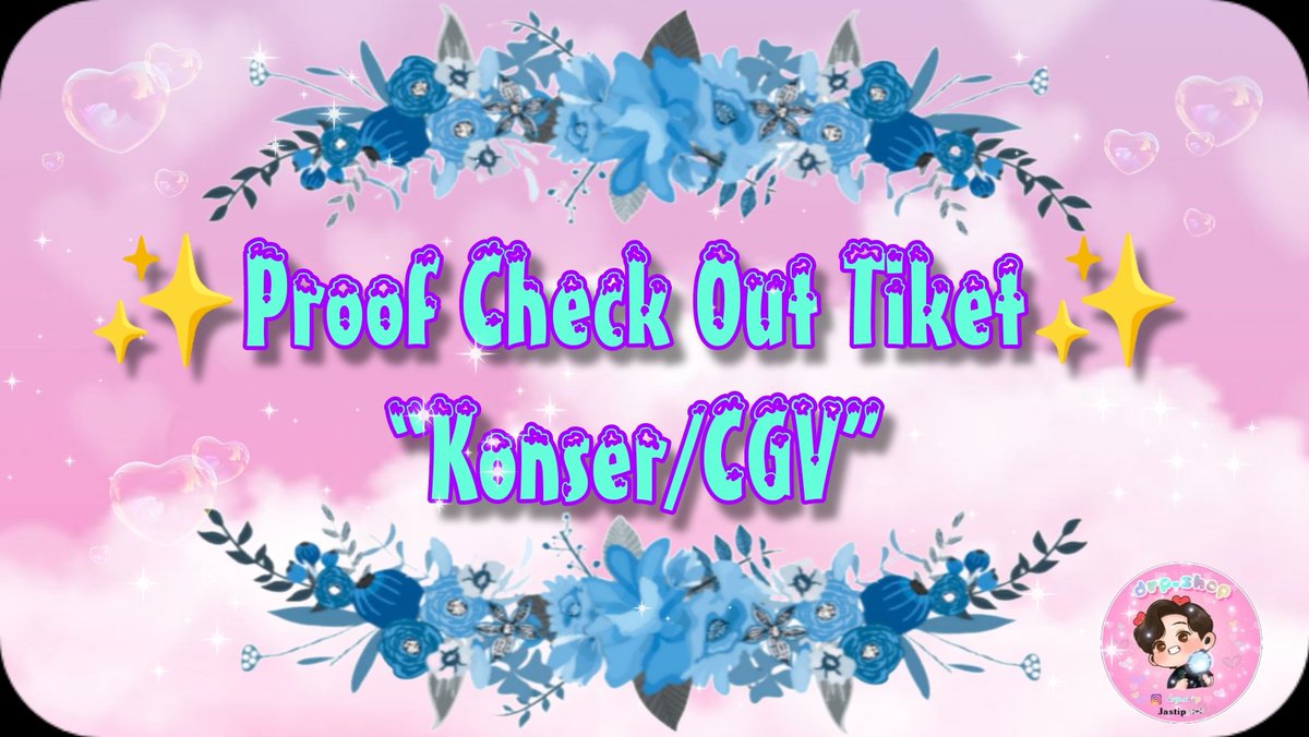 drp_shop's tweet photo. 🎀 Proof Check Out Tiket “Konser/CGV” 🎀 https://t.co/Uru7nIJYqR