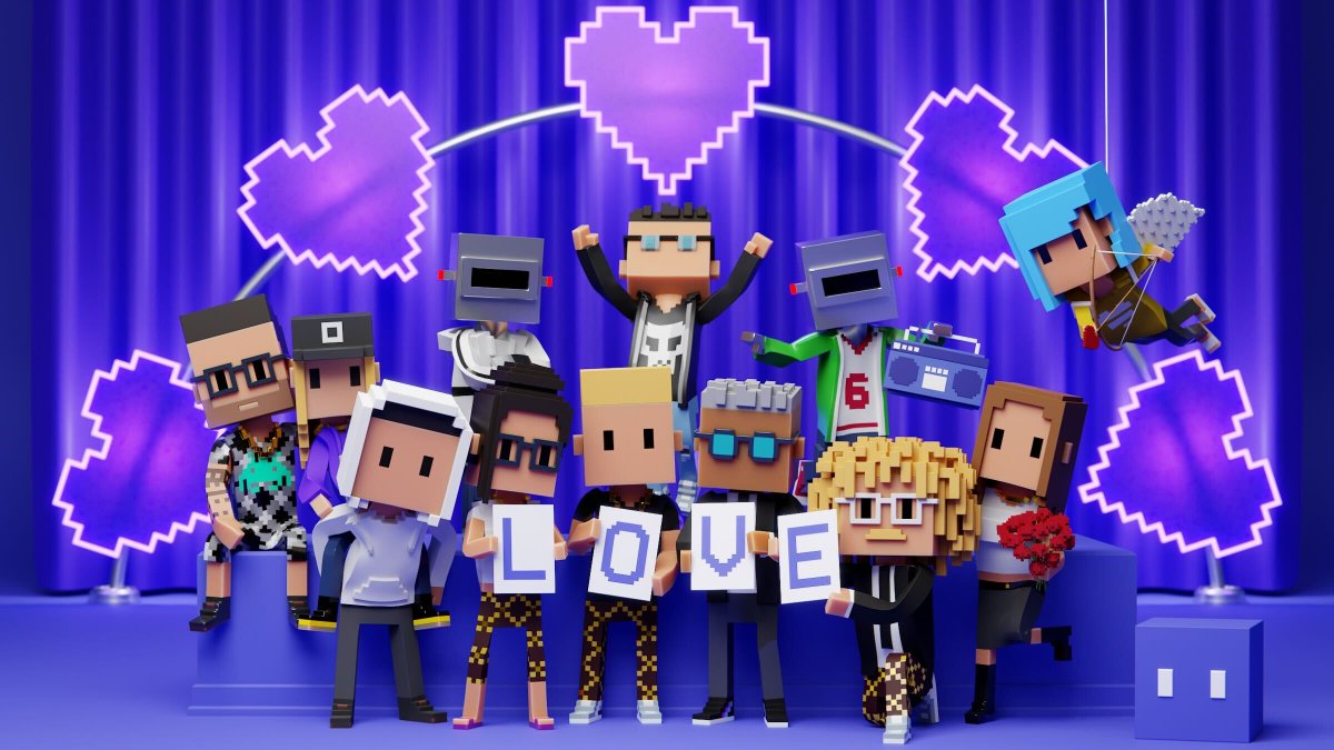 MeebitsNFTs's tweet photo. Here is the alpha…
(confirmed that it’s true),
No matter the season,
we’re bullish on you.

💜Happy Valentine’s Day from the @YugaLabs Meebits team! https://t.co/CCFgZ9cUgS