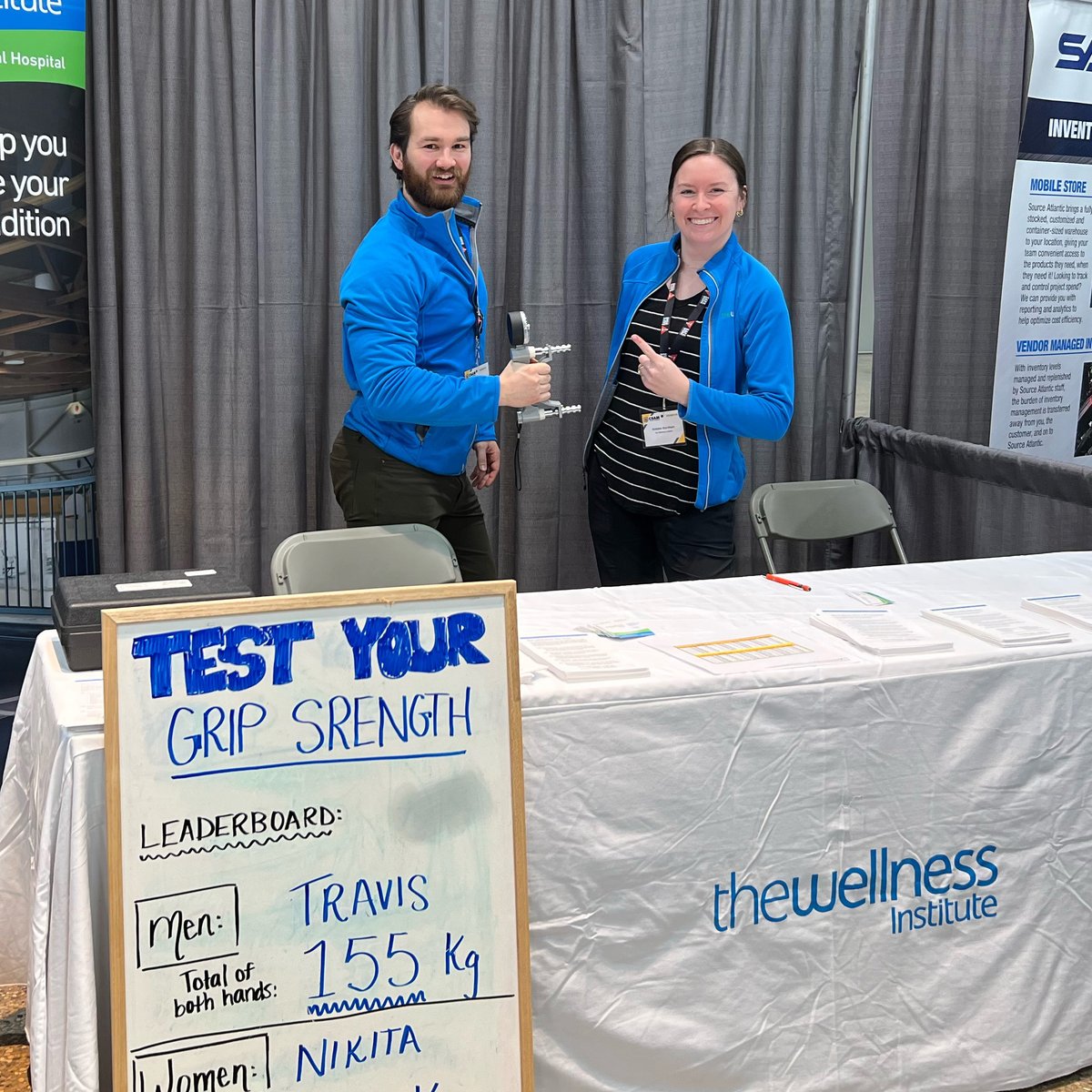 Tom and Kristen are at the annual CSAM (Construction Safety Association of Manitoba) conference promoting The Wellness Institute's Work Injury Prevention Program.
wellnessinstitute.ca/return-to-work… 
<a href="/CSAM_Manitoba/">Construction Safety Association of Manitoba</a> #CSAM #MedicalFitnessMatters