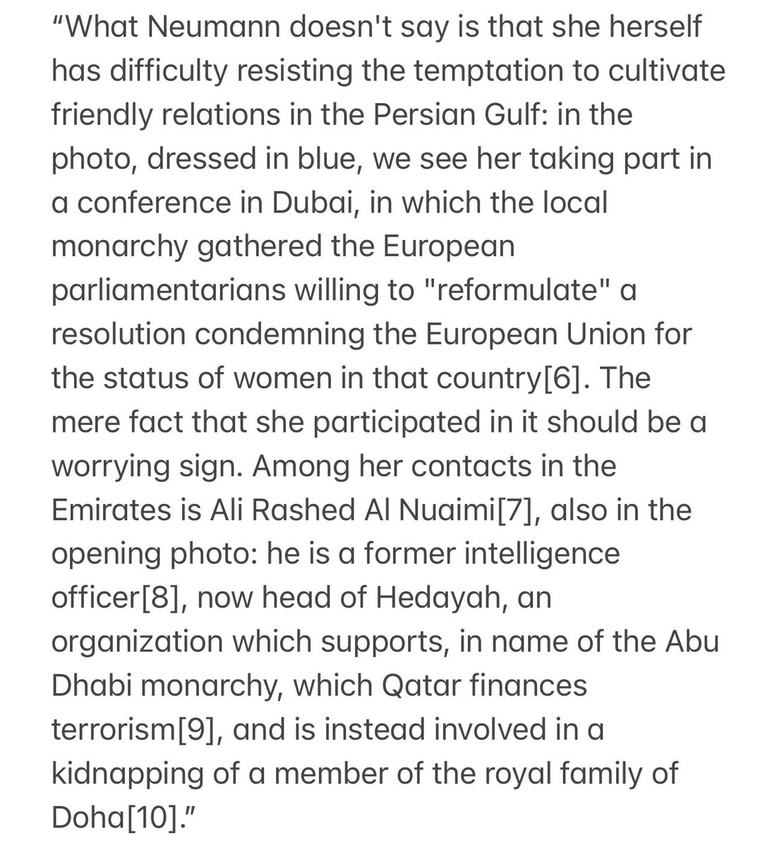 katmouts's tweet image. Speaking of “pointing a finger at others and [that finger] returning back at you” Article of December 2022 @BrusselsWhistl #Qatargate #EUgate #EUCorruption #kaili #καιλη #VonderLeyen #Metsola #moroccogate #NGO #hannahneumann