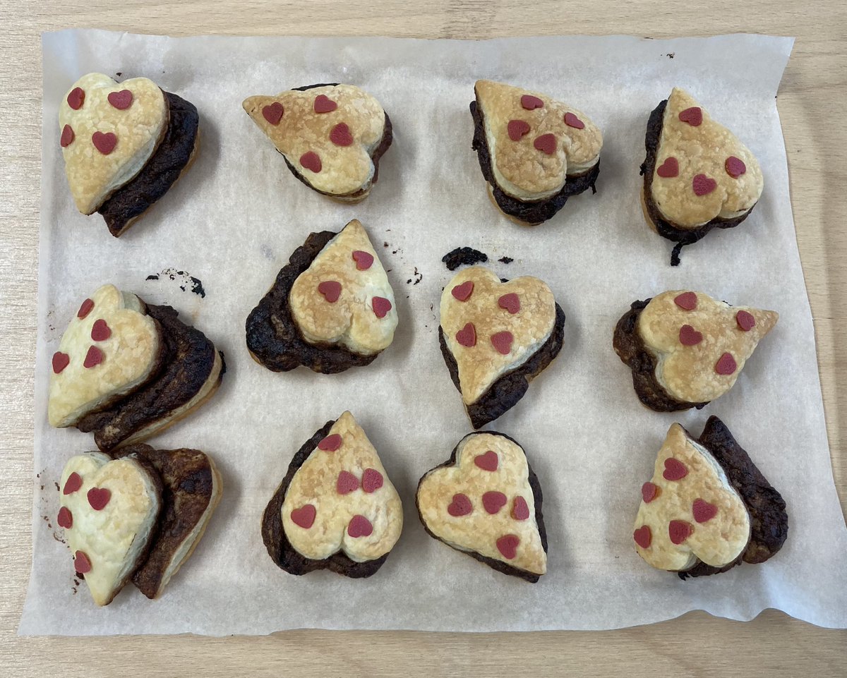 Einen schönen Valentinstag ihr Lieben!
Wir haben heute in der Schule gebacken!