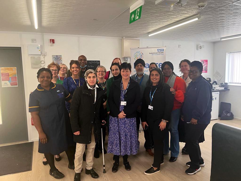 Our staff networks came together today to thank our Chief Executive @YvonneOrmston for all her support and guidance. 👏🏼 We hope to continue your legacy and best wishes for the future! @ghntd_ability @ghntlgbt @ghnt_bame