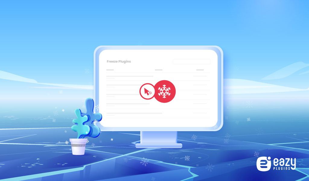EazyPlugin's tweet image. Does your website break down because of plugin mis-management? Freeze your essential plugins with Eazy Plugin Manager with just click. Find out the way through our detailed blog.
#Freeze_plugin #WordPress_Solution
buff.ly/3CpDcll