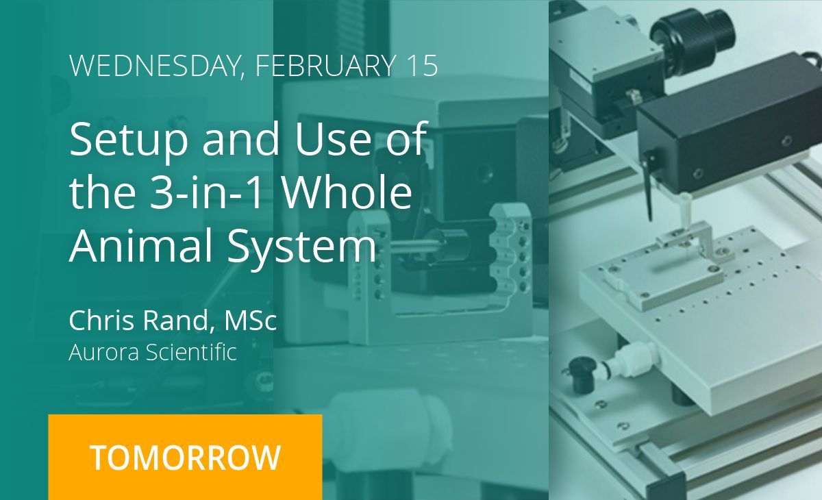 InsideSci's tweet photo. LIVE TOMORROW: Assessing whole muscle in vivo, in situ, and in vitro.

Join Chris Rand for a #VirtualDemo of the @AuroraSci 3-in-1 Whole Animal System for assessing muscle contractility in #rodents!

Last chance to register! https://t.co/7RL3pK9uie 

#ShareScience #MyoTwitter https://t.co/iHnz0A16eg