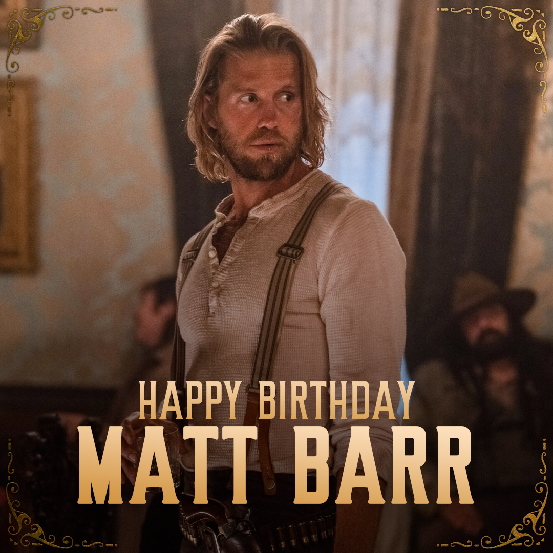 Cheers Happy birthday, Matt Barr  