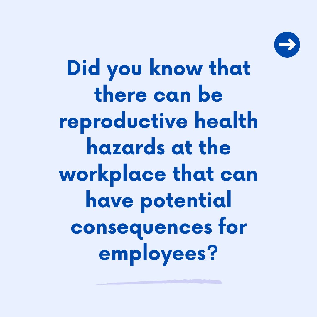 UWDEOHSCE's tweet photo. Did you know that there can be reproductive hazards at the workplace that can have potential health consequences for employees?
Please visit https://t.co/w8ZlvAKnG9 for more information about our workplace health and safety continuing education programs. https://t.co/unuulFE1sA