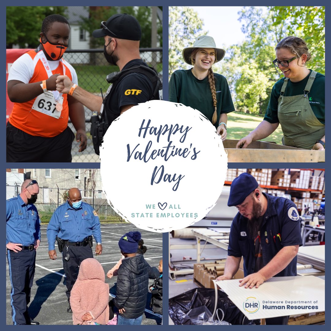 DelawareDHR's tweet photo. Happy Valentine's Day!!! We 💛 all state employees. Thank you for all your hard work and commitment in serving the people of Delaware! #ValentinesDay #EmployeeAppreciation #DelawareStrong #delawaredhr https://t.co/ZB9LM5qg9d
