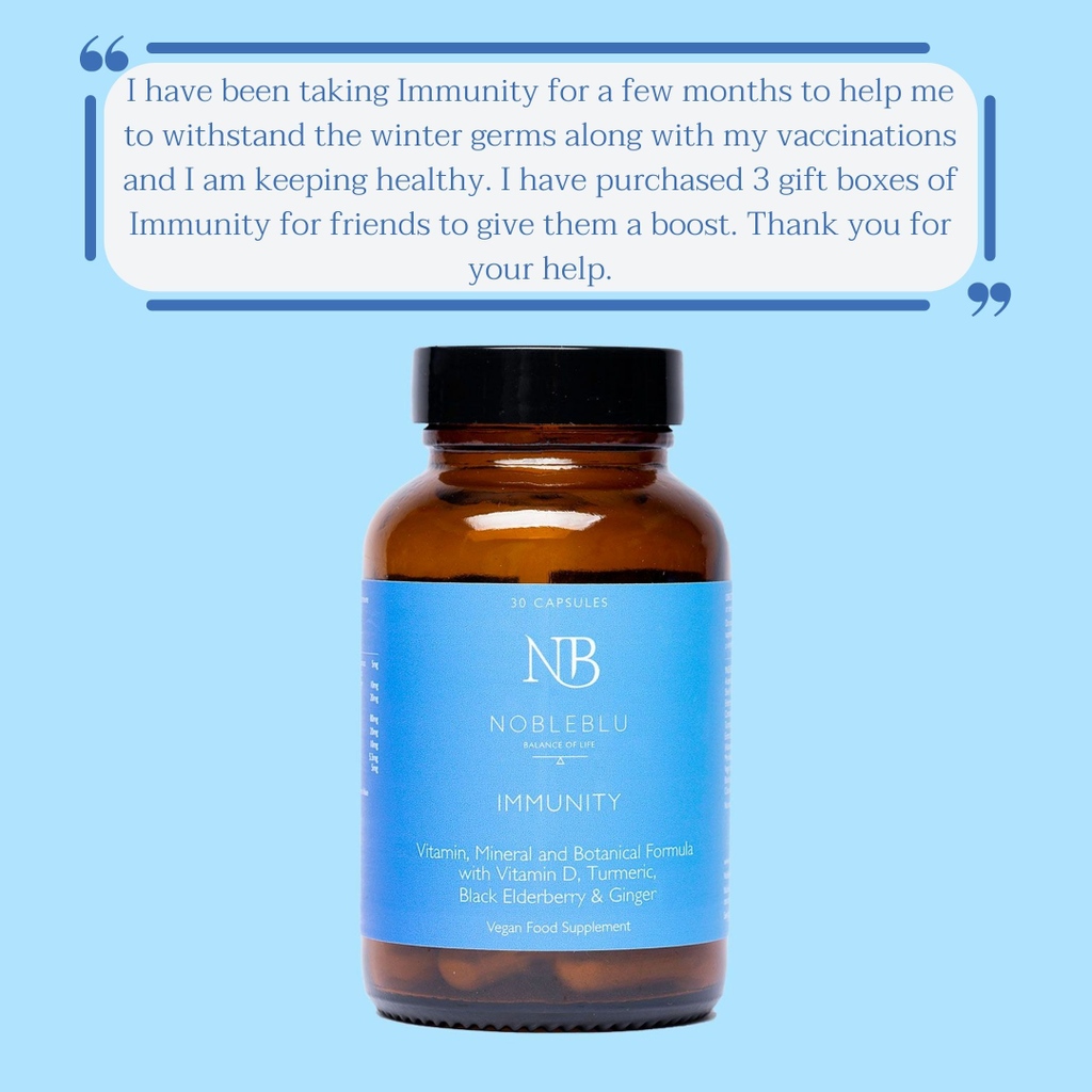 NobleBlu_'s tweet photo. 💚 We love hearing your genuine experiences with NobleBlu 

☀️ We're starting to enjoy lighter evenings, but it is important to still look after our immune system and others throughout the year https://t.co/C9ImW0qIWA