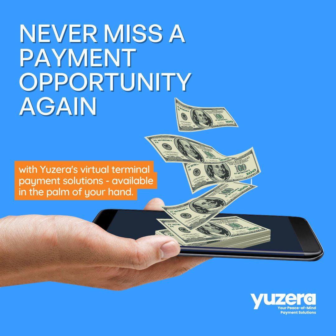 YuzeraOfficial's tweet image. Ready to take your business on the go? 💻 🌍 

Contact one of our advisors to get set up with a virtual terminal today yuzera.com/contact-us/

-
#VirtualTerminals #AcceptPaymentsAnywhere #BusinessOnTheGo