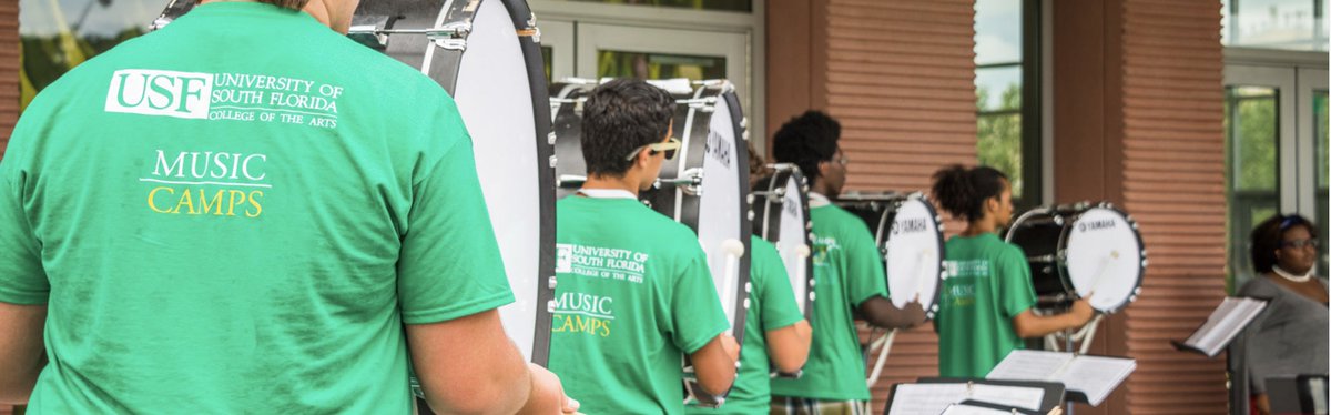 Your middle and high school students can join @USouthFlorida for an unforgettable #SummerBandCamp experience! From woodwind and brass to percussion, students explore their music potential with top-notch #USF faculty and students. Register by May 1: buff.ly/3jNdPEQ