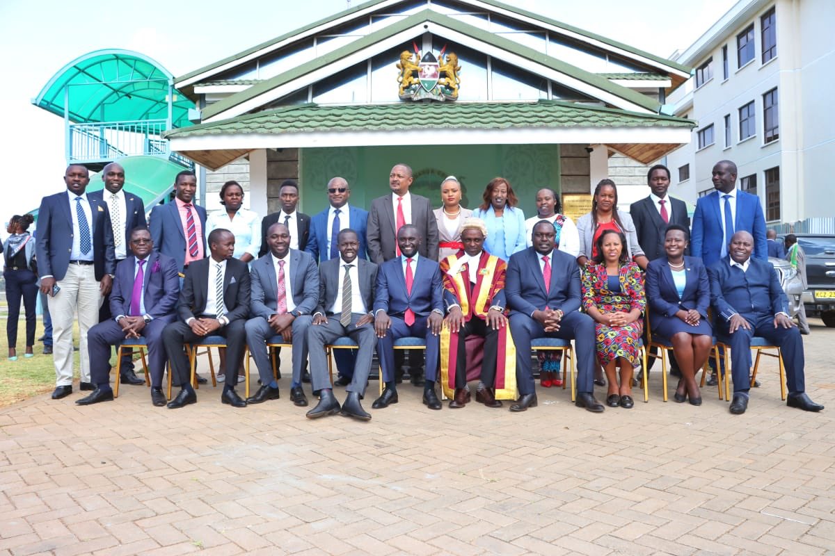 EssyOkenyuri's tweet photo. Today, alongside other legislators, we joined Nyandarua Senator Hon. John Methu who delivered his 1st official address to the County Assembly of Nyandarua during the Assembly’s afternoon sitting. https://t.co/LRieEcqoj2