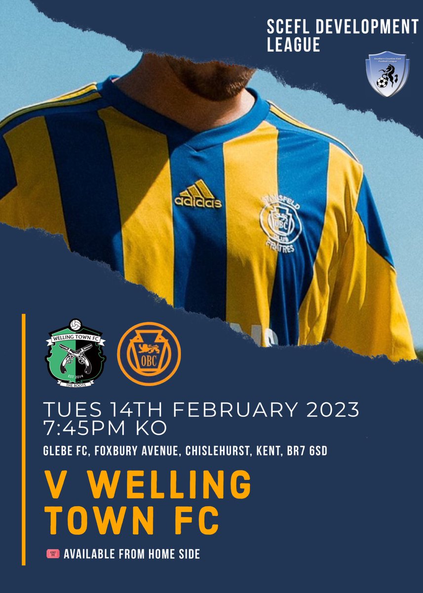 StansfeldFC's tweet image. U23s | Our U23’s take on @WellingTownFC this evening at Foxbury Avenue (@glebefootball) in a  @SCEFLeague Development League Fixture. 

Team news &amp;amp; Score updates to follow