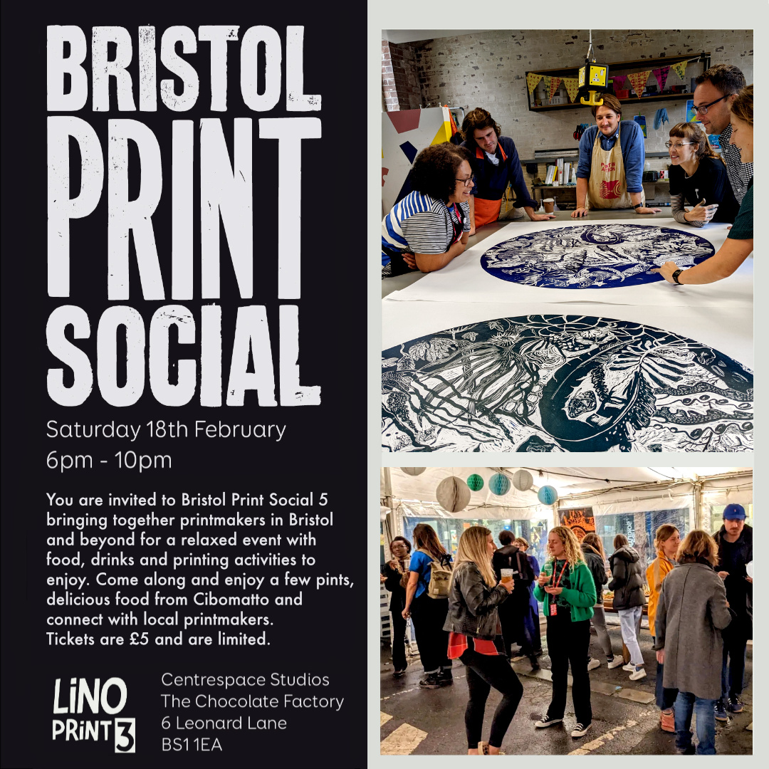 There's not just the rather excellent LinoPrint3 exhibition going on in Bristol - just wish I lived closer! Check this shortened link for tickets: tinyurl.com/mru78uyb @cibomattobristol
@bristolprintworkshops
@centrespacestudios @linoprint3