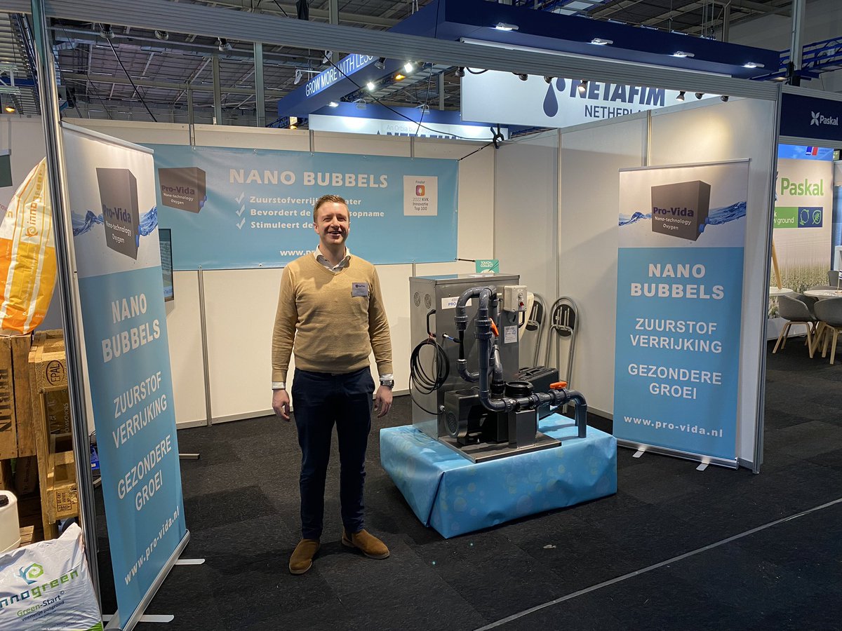 We zijn aanwezig op de HortiContact in Gorinchem met de Pro-Vida Nanobubbelgenerator. Bezoek ons op stand J121!
