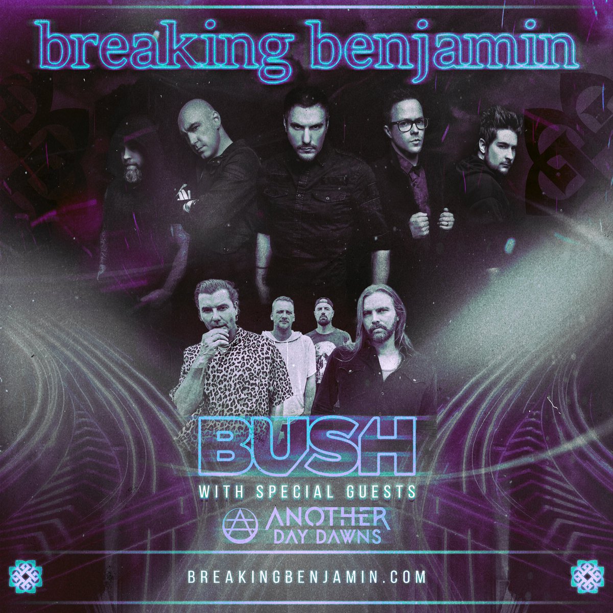 breakingbenj's tweet photo. We're proud to be heading out on a spring tour with our good friends @bushofficial &amp; special guest @an0therdaydawns 🤘🤘

🎴 FAN CLUB FIRST🎴 : TIX AND VIP ON SALE NOW! Get your code from your fan club account! 

Shows, tix, VIP package info and more —> https://t.co/J0CbUruMea https://t.co/JM3rkDF6nk