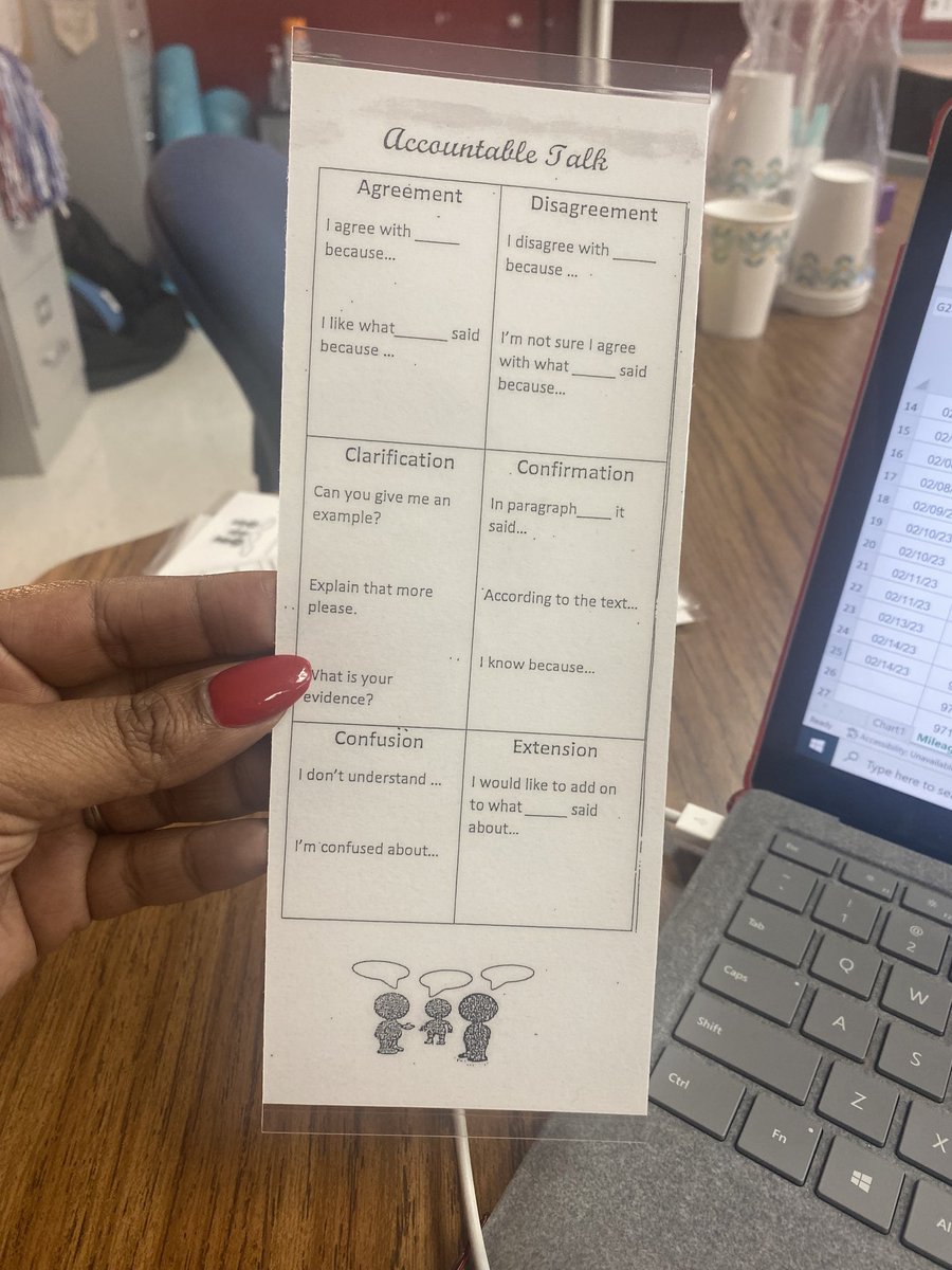 conley4kids's tweet photo. ⁦@JohnEarlyMMM⁩ is also home to the north side of town’s SIFE program for emerging English Learners. Mrs. Baughn &amp; Mrs. Anderson are excellent resources for engaging classroom strategies, such as these handy Accountable Talk bookmarks! ⁦@MNPS_EL⁩ https://t.co/VoS4xJRhMN