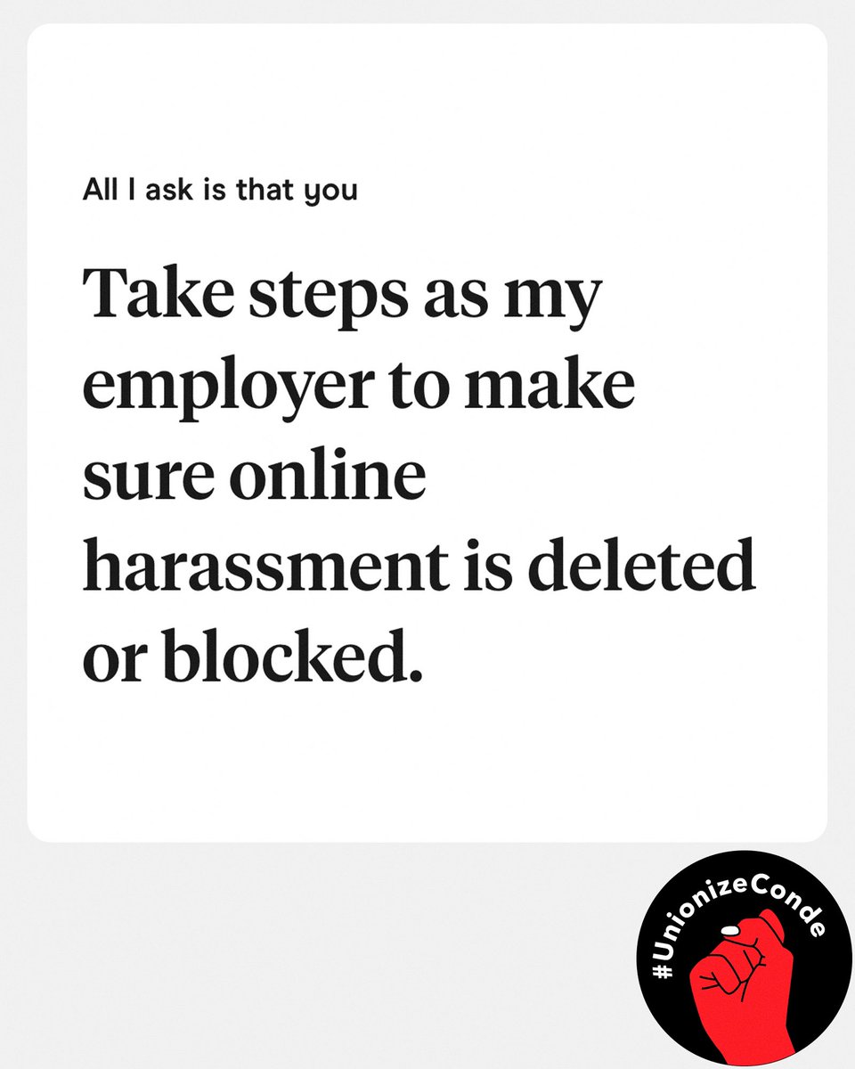 POV: You're late-night scrolling on Hinge and see our profile pop up.  “Hey!” you say to yourself, “Isn't today the start of union bargaining with  @CondeNast? I should RT them to show, image size:960x1200