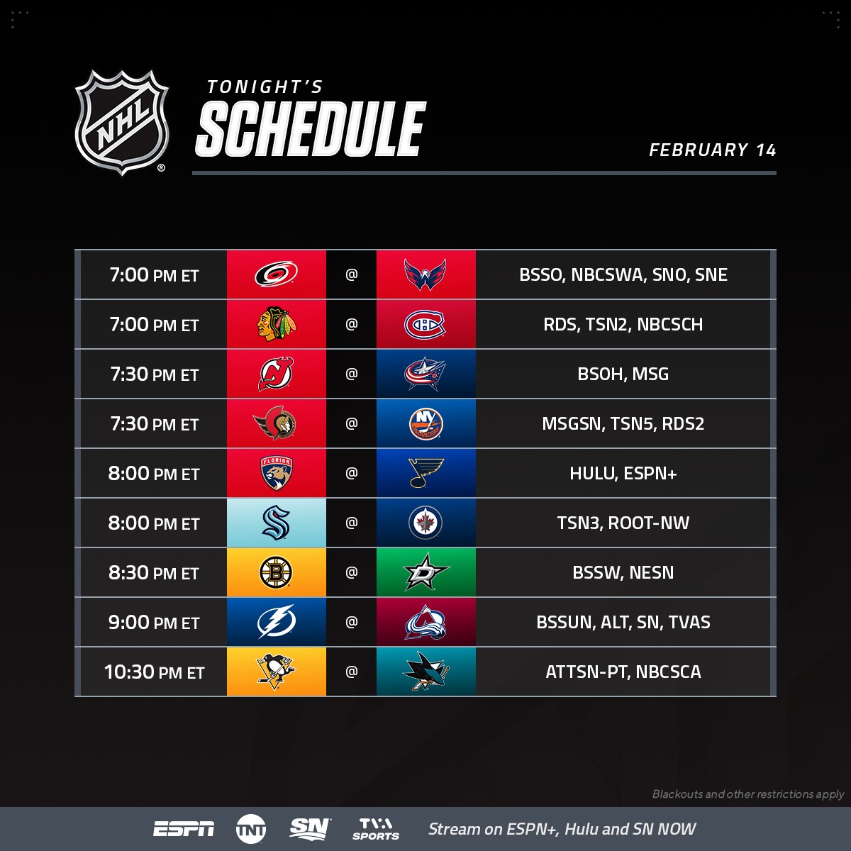 NHL on Twitter "The Canes and Capitals will meet for the last time