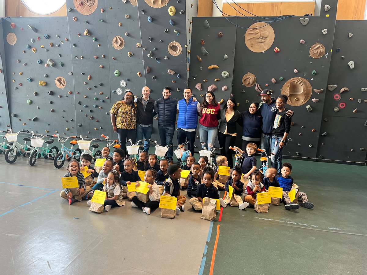 atlantaymca's tweet image. Thank you, @WavinGroup and @Aztec_Cycles for providing our youth at @blankfamilyymca with new bikes, helmets, and safety tips. The joy on the kiddo's faces as they received their bikes will be remembered for the rest of their lives!