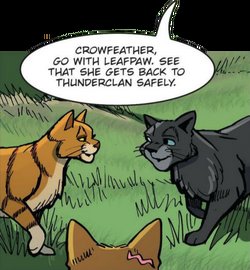 HeavenOfNirvana's tweet photo. While reading this, Leafpool and Crowfeather's relationship starts to love bloom. Btw, I don't ship them. I only like Crowpool that much.
#crowpool #warriorcats https://t.co/rSR8PYDNEB