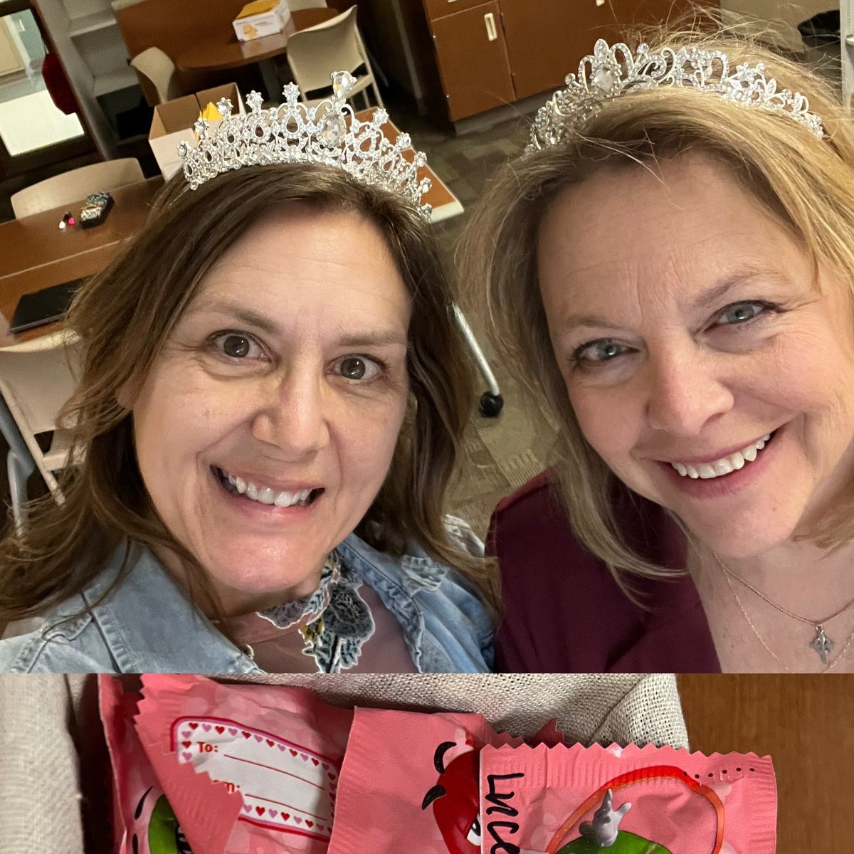 🌟Luceat lux vestra🌟 Sharing the ♥️ <a href="/NorthPolkHS/">North Polk High School</a> on a rainy Valentine’s Day, visiting 35 classes with <a href="/kellykunzman/">Kelly Kunzman</a>, receiving waves &amp; applause, &amp; decorating a cookie. The farewell tour begins! #GoComets #NPHSInstructionalCoaches