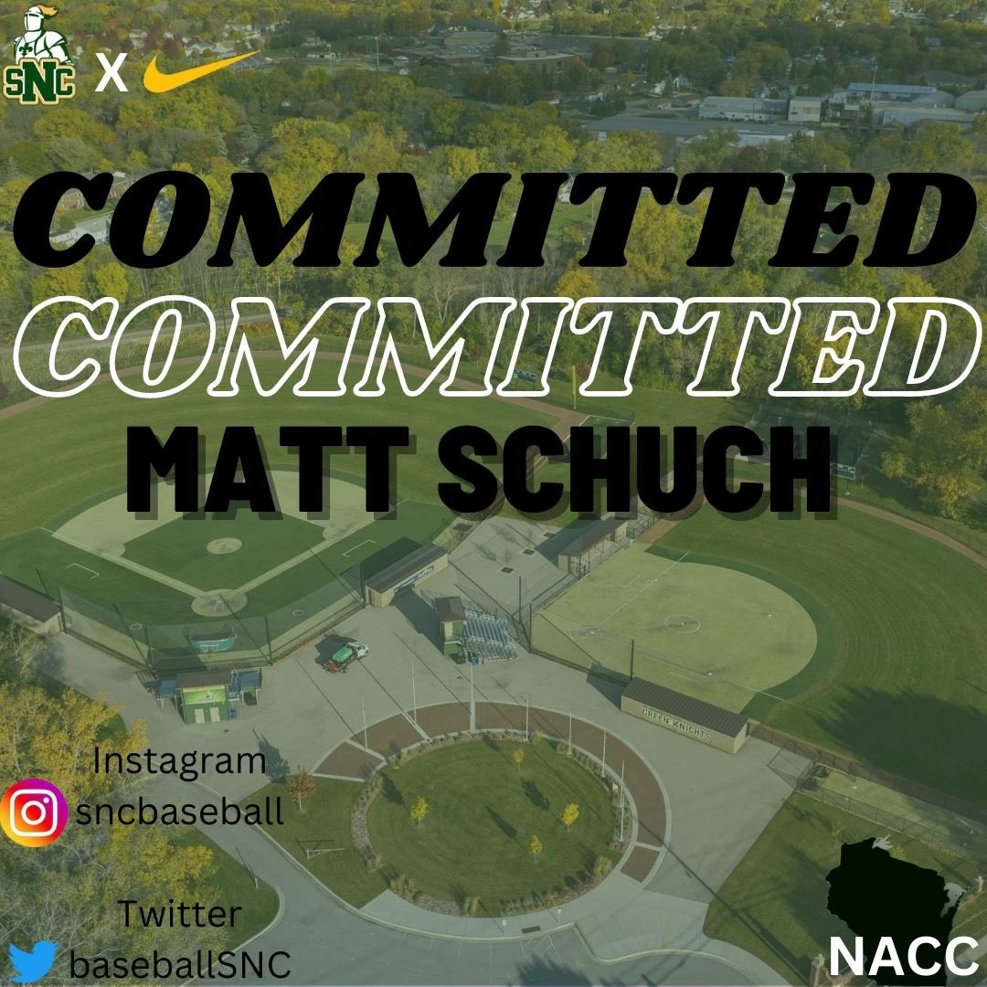 Matt Schuch (@mattschuch4) on Twitter photo I am excited to announce my commitment to further my academic and athletic career at St. Norbert College. I would like to thank my parents, teammates, and coaches who have helped me throughout the years! <a href="/ShwaubBaseball/">Ashwaubenon Jaguars Baseball</a> <a href="/baseballSNC/">St. Norbert Baseball</a> I am excited to announce my commitment to further my academic and athletic career at St. Norbert College. I would like to thank my parents, teammates, and coaches who have helped me throughout the years! <a href="/ShwaubBaseball/">Ashwaubenon Jaguars Baseball</a> <a href="/baseballSNC/">St. Norbert Baseball</a>