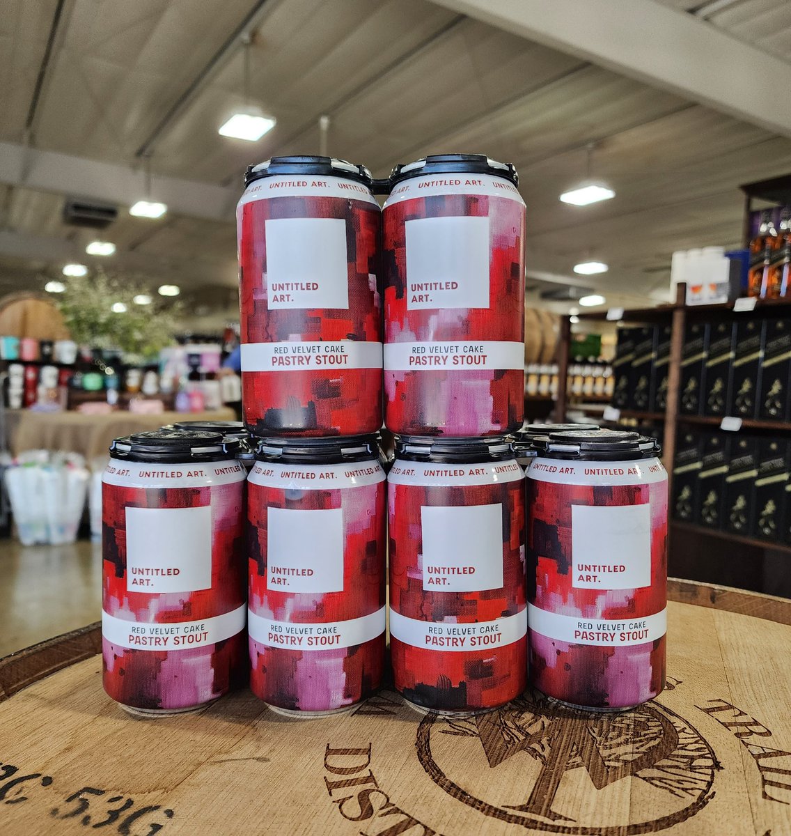 TheBottleShopga's tweet image. @untitledartbev Red Velvet Cake pastry stout #WIbeer #redvelvetcake #pastrystout