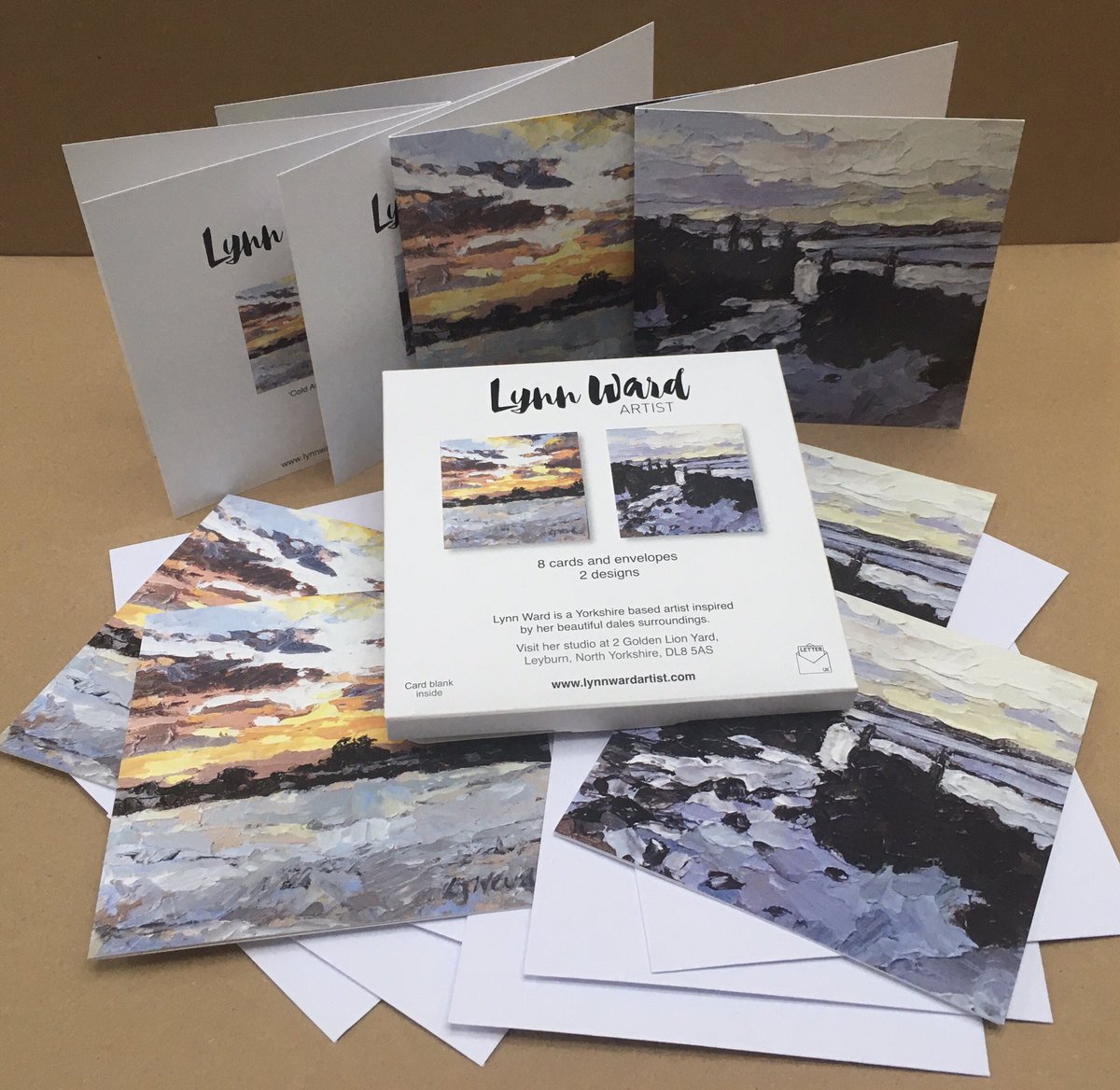 NEW product now available direct from me or my website. Boxed cards, 2 designs with envelopes, great value at £7.50 presented in a lovely box #cards #greetingscards #notecards #sendacard

lynnwardartist.com/store