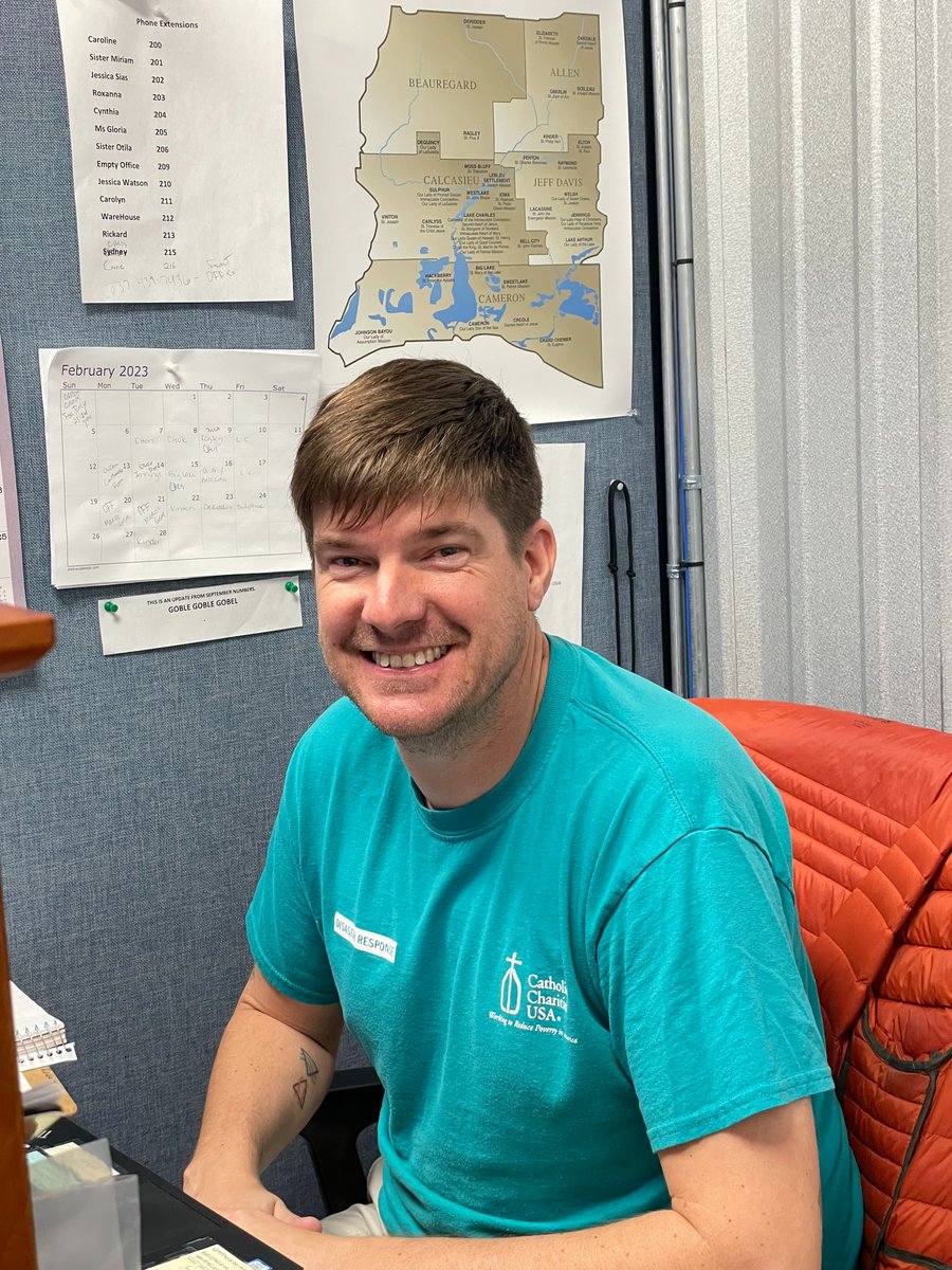 CCSWLA's tweet image. Chris Sarver
WAREHOUSE MANAGER/FOOD BANK COORDINATOR

Chris was a Subway franchise owner for 13 years before deciding to join CCSWLA.  His calm and friendly demeanor, enlivened by Christian charity, make our warehouse/food bank a place where a welcomed heart meets a giving hand.