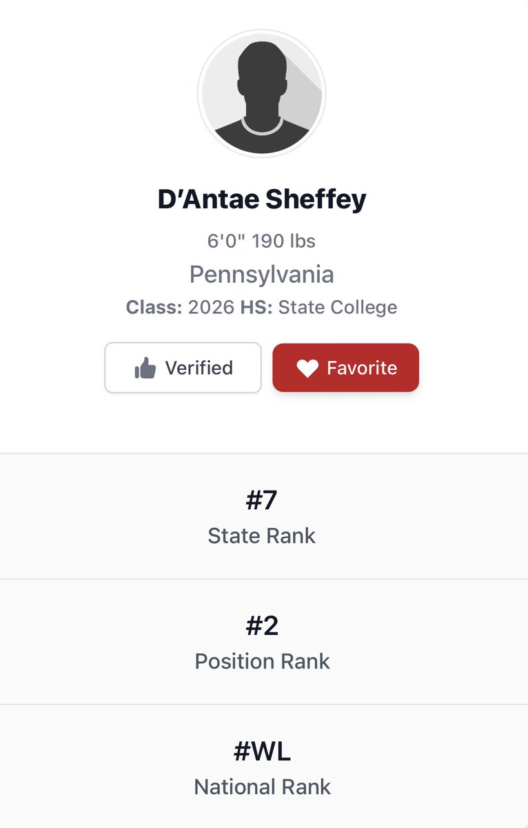 Blessed to be ranked #7 in my class gotta stay humble and stay working!#AGTG <a href="/SCoachLintal/">Coach Matt Lintal</a> @PRZPAvic <a href="/PrepRedzonePA/">Prep Redzone Pennsylvania</a> <a href="/EdOBrienCFB/">EdOBrienCFB</a>