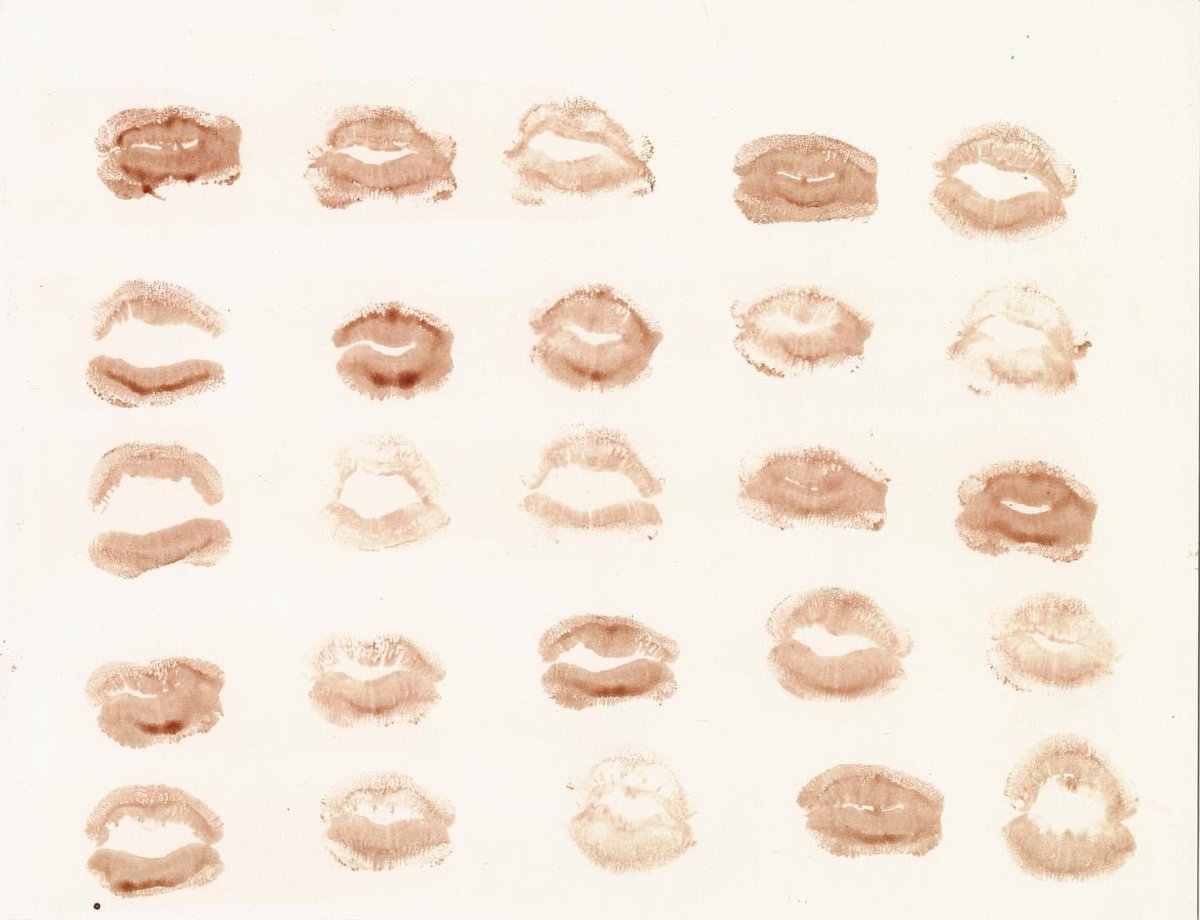 ‘Bloody Kisses’ (2014, 🩸).
I’m making a handful of giclée prints of this piece because it’s one of my favourites and seems fitting for Valentine’s Day. 
£35 each (approx 11” x 14”) - DM me if you’d like one, or share if you think someone else will. 💋