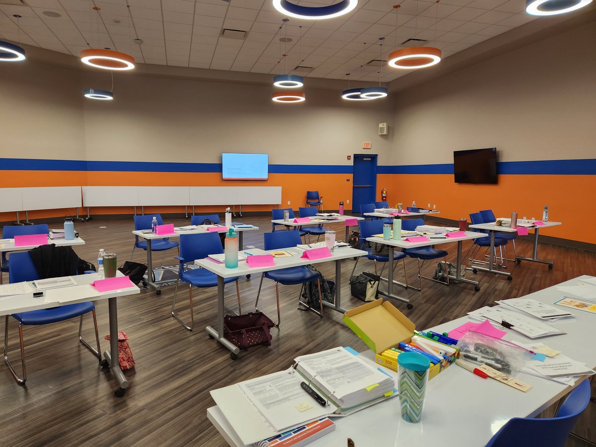 readingeduk8r's tweet photo. This is what a Tier 3 Intensification training looks like when the partipants are at lunch.  They've been working hard all morning practicing routines and using materials.  @WIU07 @pattanupdates https://t.co/FPtmzDg2uR
