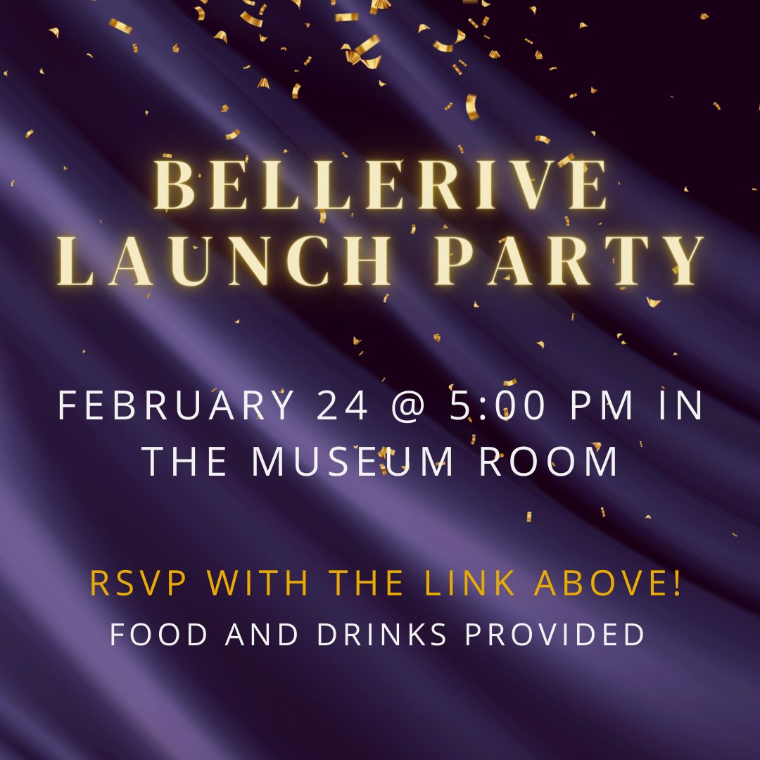 Come to the Bellerive Launch Celebration on Friday, February 24, at 5:00 PM in the Provincial House Museum Room! 

RSVP here: signupgenius.com/go/10c0948a5aa…