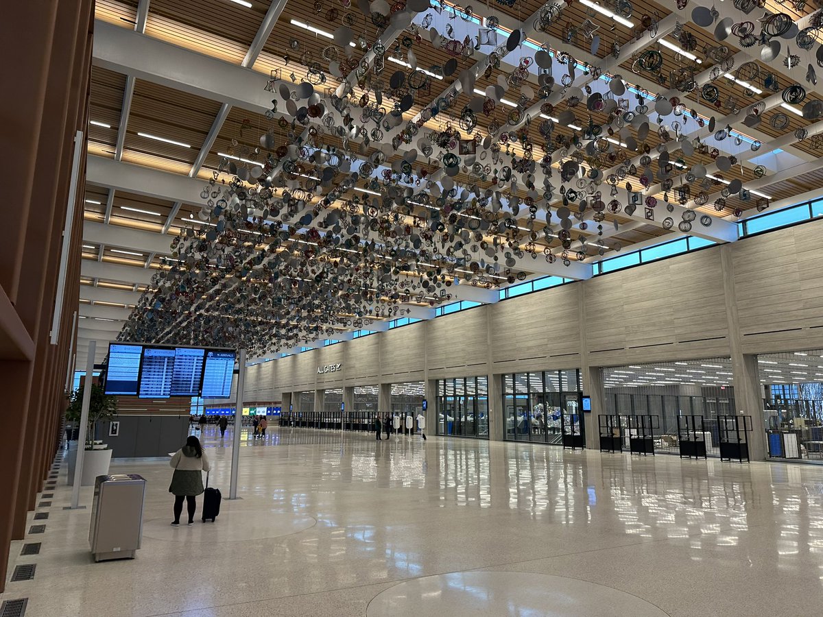 pcarn9's tweet photo. The new KCI opens in two weeks. I’m helping with a simulation today to test their operations. Here’s a preview of it! https://t.co/v5AdgANvmk