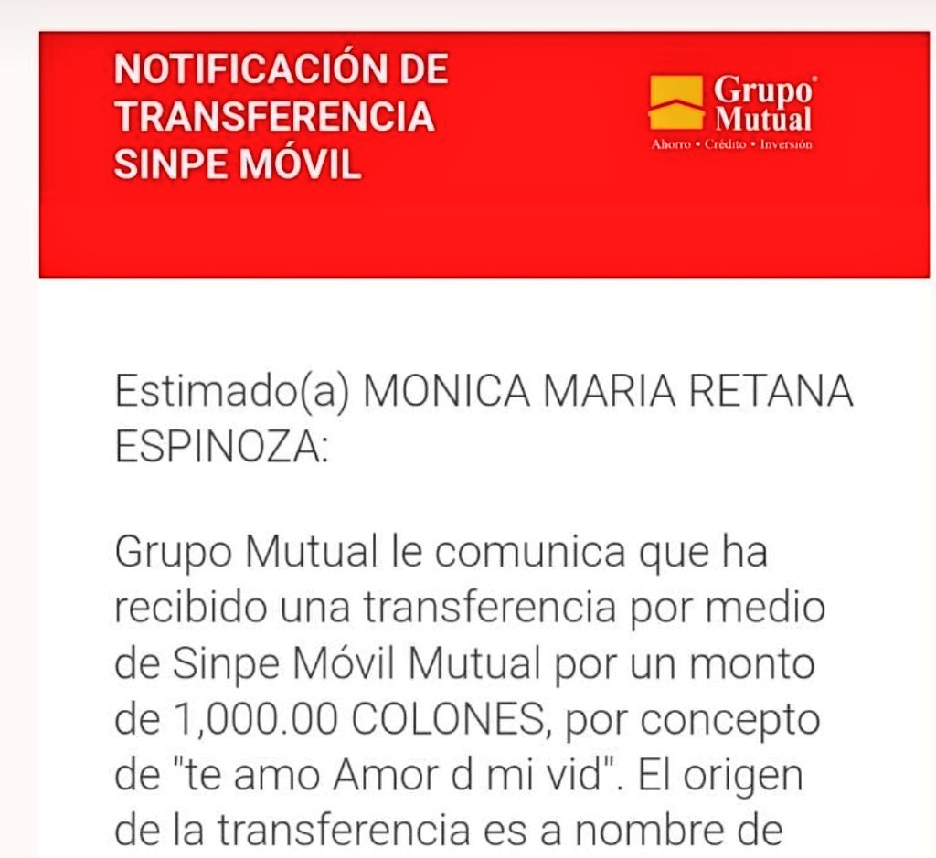 RichardRetana24's tweet photo. Mi hermana tiene a un mae bloqueado en todas partes y le acaba de hacer un SINPE por MIL COLONES para decirle "te amo Amor d mi vid" 😂 https://t.co/r911xGl1kw