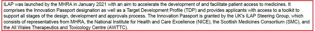 yaireinhorn's tweet photo. 3/The Innovation Passport is the point of entry into the U.K.’s Innovative Licensing &amp; Access Pathway - #ILAP, which includes access to Target Development Profile - definition of key regulatory &amp; development features &amp; creates a roadmap for advancement through regulatory approval https://t.co/sDTN3W7n8L