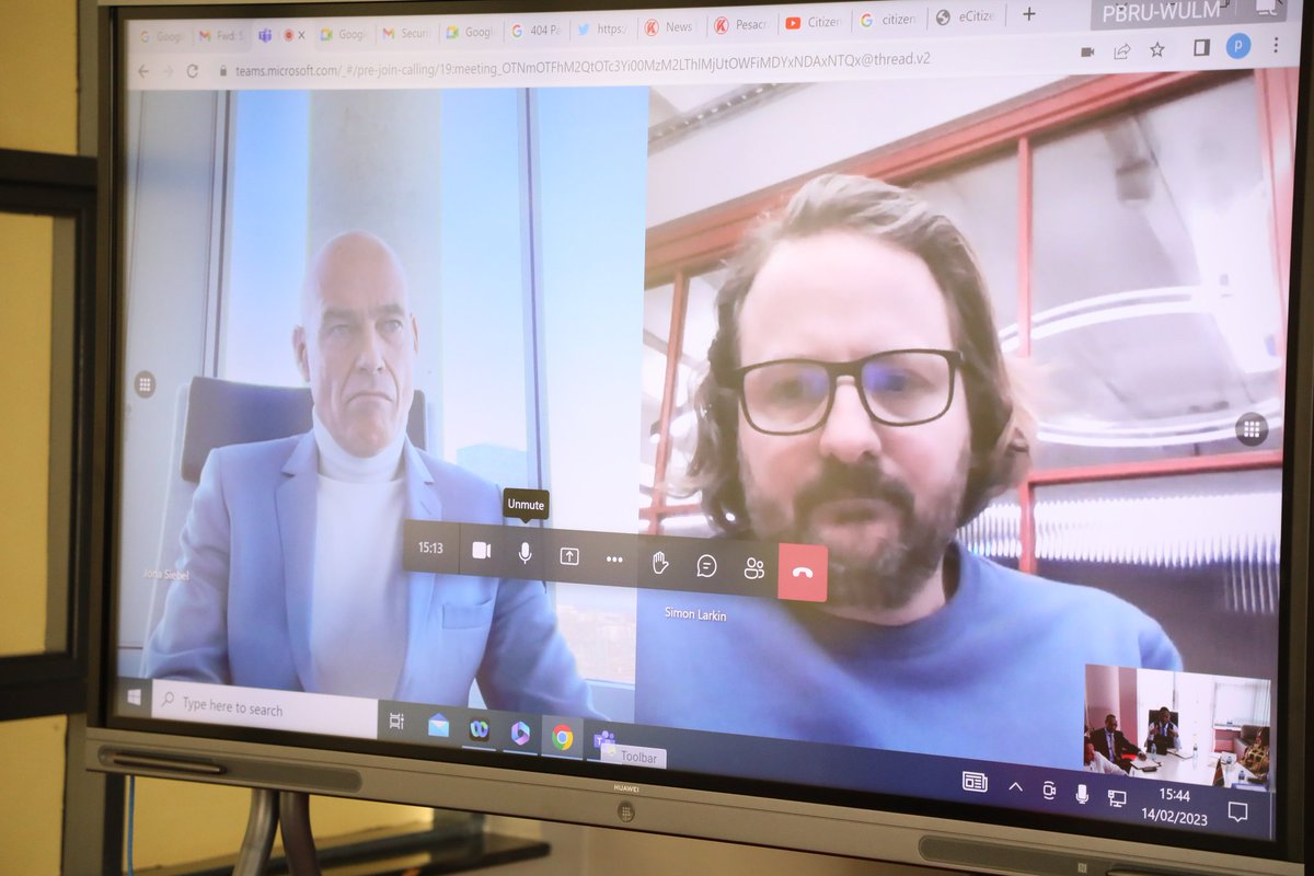 moyasa_ke's tweet image. CS @AbabuNamwamba this afternoon held deliberations with the WRC promoters Mr. Jonah Siebel and Mr. Simon Larkin, as he sought to update them on the reconstitution of Kenya's team to manage the @wrcsafarirally event. He was joined by Ps @SDY_Ke @IsmailMaalim19.