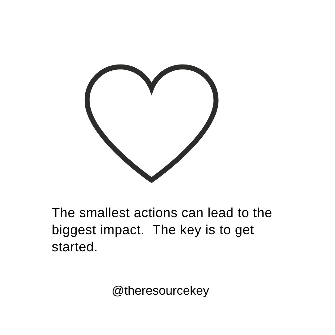 theresourcekey's tweet image. Small Actions...Big Impact.

#SmallActionsBigImpact #Inclusion #TheResourceKey #InclusiveImpactBranding #Community