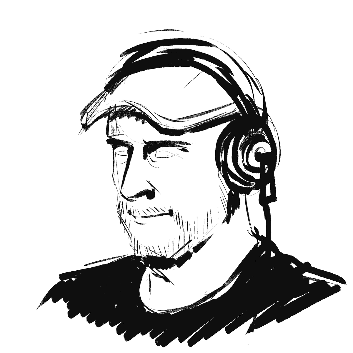 bayouemo's tweet photo. drawing folks on youtube while i watch vids (@geebz) https://t.co/SlvbKtQ9c9