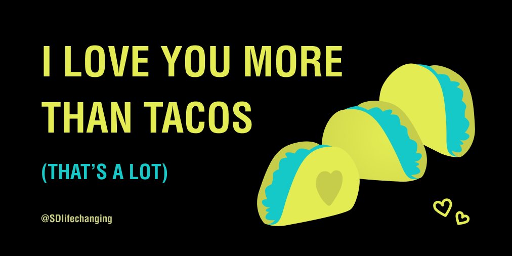 SDlifechanging's tweet photo. For your BFF in another city, your parents, your life partner, your lab partner, your surf crew, your 1 a.m. burrito run buddy, and everyone else who makes life better.

Happy #ValentinesDay, San Diego—we love you. 💙 https://t.co/w3Q8YsNI6X