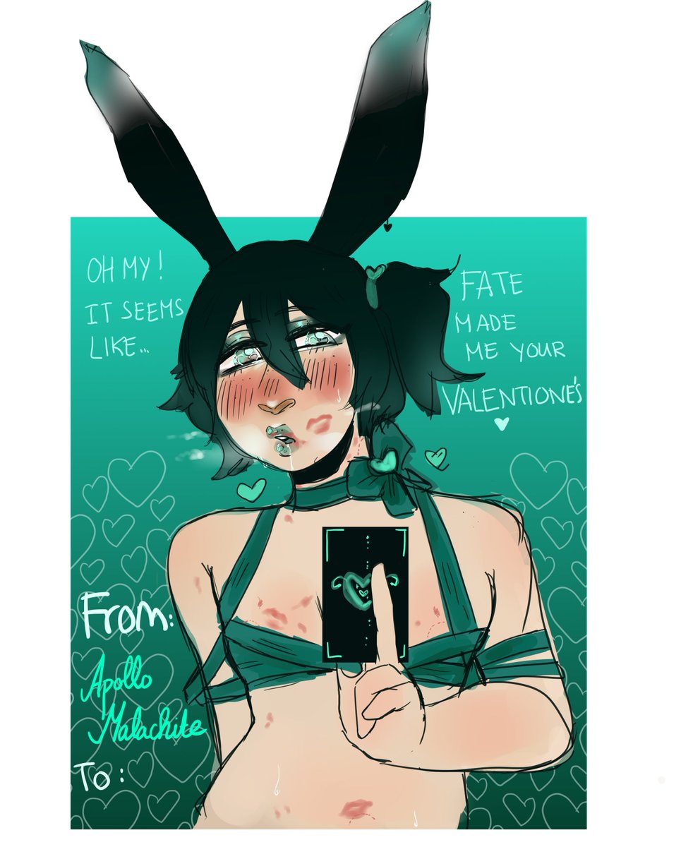 bears_art's tweet photo. Tehe~
A last minute doodle of my bun boy for #Valentiones day~ https://t.co/IwaILGUQSj