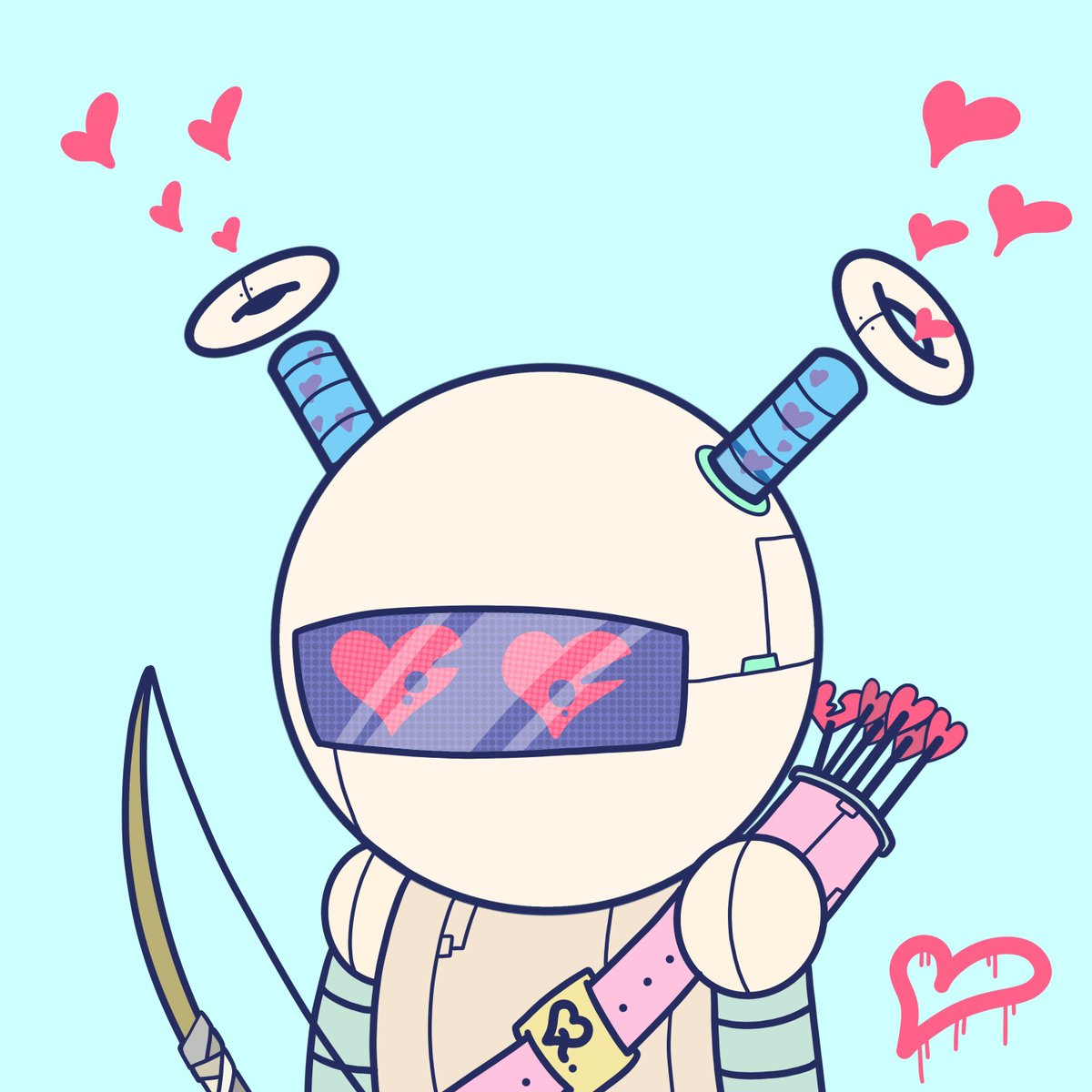 Quirkies (@quirkiesnft) on Twitter photo Happy Valentines Day Quirksville.
This 1/1 Holiday Quirk made with love by <a href="/Finch_O_N_E/">✎ F I N C H O N E</a> is up for grabs.
Post you and your Quirkie valentine with the #myquirkievalentine for a chance to win. Competition open for 48 hours!!
Quirks 💕 Quirks Happy Valentines Day Quirksville.
This 1/1 Holiday Quirk made with love by <a href="/Finch_O_N_E/">✎ F I N C H O N E</a> is up for grabs.
Post you and your Quirkie valentine with the #myquirkievalentine for a chance to win. Competition open for 48 hours!!
Quirks 💕 Quirks