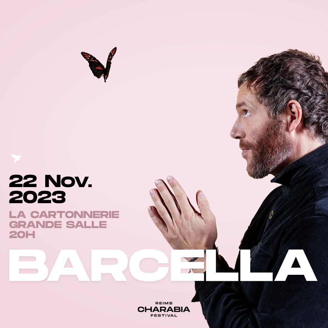CharabiaFestiva's tweet photo. ❤️Entre @MrBarcella et le Charabia Festival c'est une é-vi-dence! RDV le 22 novembre à La @cartoreims et découvrir sur scène les nouvelles chansons du prochain album de Barcella qui sortira en avril prochain ! Billet 👉 https://t.co/g0C3zp25nr
#charabiafestival #Barcella #Reims https://t.co/PQlolf6LoO