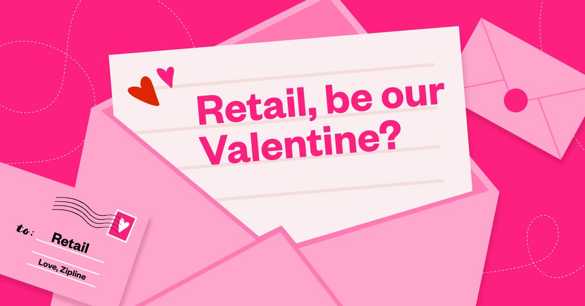 🫶 Roses are red, violets are blue, retailers love Zipline, and we love them too!

💘 Happy Valentines Day to our favorite industry! 💘