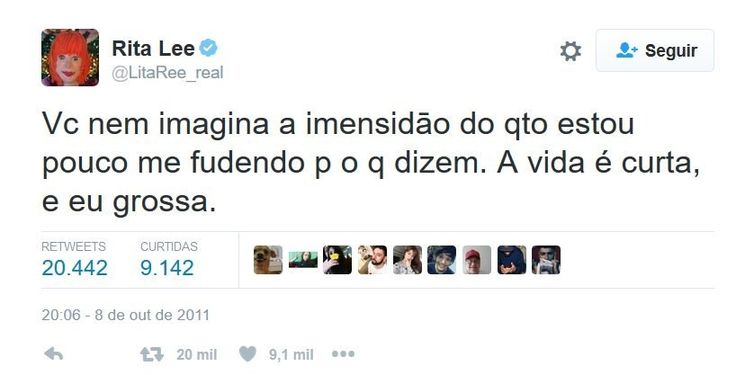 jucrist's tweet photo. A pessoa que melhor utilizou esse site tem nome: Rita Lee! 

Muito antes de se tornar o site da saúde mental, saudades. https://t.co/rXWjD8vUox