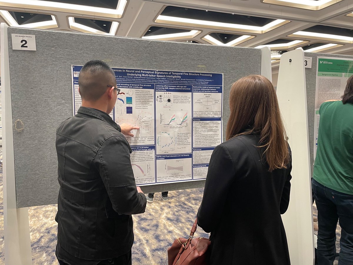 SoundBrain Lab (@soundbrainlab) on Twitter photo Stop by poster #2 today for work by Leslie Zhen on multitalker speech intelligibility with @JacieMcHaney, <a href="/zink_maggie/">Maggie Zink 🦻🏼🧠</a>, @bchandra_pitt, <a href="/AravindHearing/">Aravind Parthasarathy</a> & more! Stop by poster #2 today for work by Leslie Zhen on multitalker speech intelligibility with @JacieMcHaney, <a href="/zink_maggie/">Maggie Zink 🦻🏼🧠</a>, @bchandra_pitt, <a href="/AravindHearing/">Aravind Parthasarathy</a> & more!