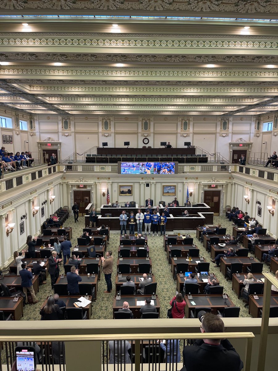 TV31_Stillwater's tweet photo. Congrats @StillwaterFB on being recognized at the Oklahoma State Capitol! The ride continues! https://t.co/vGMKdy5D3Z