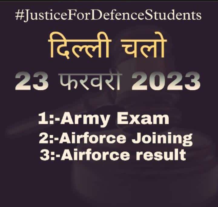 MukeshK62259145's tweet photo. #JusticeForDefenceStudents
Conduct Army Exame https://t.co/DeaxM9ySnq